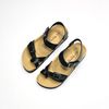 Giày đồng phục - Giày Sandal đế trấu Deta xỏ ngón phối khóa - MS: SX-24010
