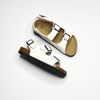 Giày đồng phục - Giày Sandal đế trấu 2 quai ngang phối khóa - MS: SX-24002