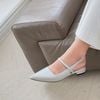 Giày Đồng Phục - Giày Công Sở Cao gót 1p mũi vuông nhỏ quai ngang hậu hở - MS: C1-22008