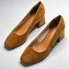 Giày Đồng Phục - Giày Công Sở Cao gót nỉ 5p gót trụ mũi vuông nhỏ - MS: C5-10009