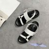 Sandal mũi tròn mũi tròn 3 quai nối khóa tròn liền hậu - MS: SX-25086