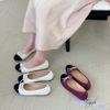 Búp bê mũi tròn vá mũi đen nơ nhí viền thun - MS: BBX-01020