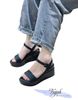 Sandal xuồng 7p mũi tròn quai ngang - MS: S7-58001