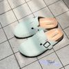Dép bít mũi phối khóa - MS: DX-01067