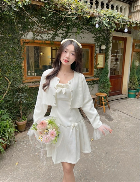 Váy 2s Váy 2 Dây Dolly Lace Mini Dress - 3467 | Shopee Việt Nam