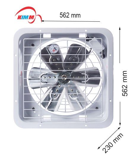 Quạt Thông Gió Dasin KVF-1845 - 135W
