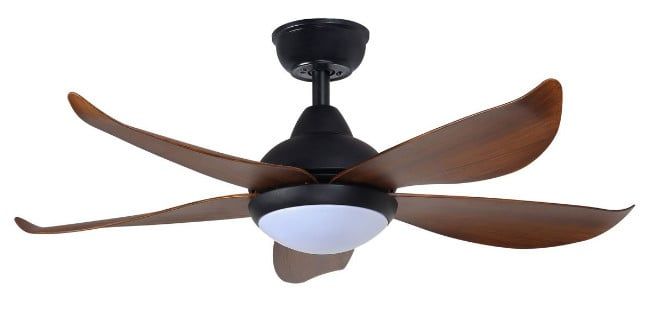 Quạt trần đèn CORA-5B - Made in Malaysia - 1000mm (Miễn phí giao hàng và lắp đặt khu vực TPHCM)