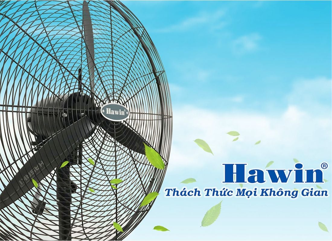 Quạt đứng công nghiệp Hawin HS-500 - 160w