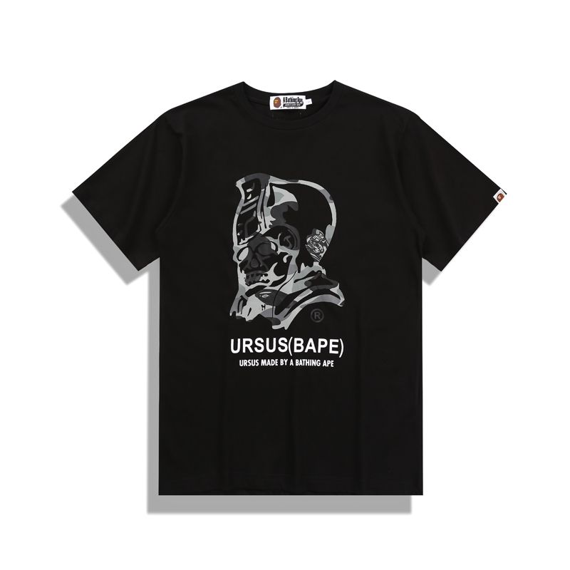 A BATHING APE アベイシングエイプ Ｔシャツ 21SS  1H20110006 URSUS CAMO TRADEMARK TEE アーサス ロゴ Tシャツ ホワイト系 L【新古品】【未使用】約48cm着丈