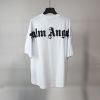 PALM ANGELS LOGO COLLAR BACK T-SHIRT