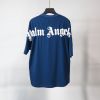 PALM ANGELS LOGO COLLAR BACK T-SHIRT