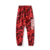 BAPE® x Russell Color Camo Track Pants Red (HẾT HÀNG)