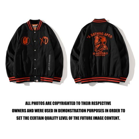  BAPE® x XO VARSITY JACKET BLACK IN 2020 (HẾT HÀNG) 