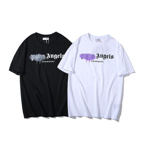  PALM ANGELS SHANGHAI SPRAYED LOGO T-SHIRT 