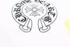 CHROME HEARTS HALF SLEEVE T-SHIRT HORSESHOE BLACK/WHITE