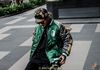 A BATHING APE - BLUE AND GREEN STUFFED BASEBALL SILK JACKET