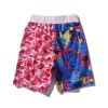 BAPE® x MIKA NINAGAWA MULTICOLOR CAMO SHORTS (HẾT HÀNG)