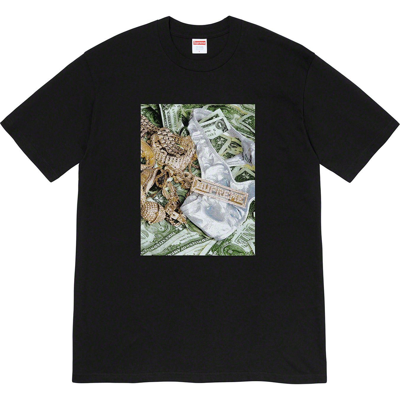 SUPREME BLING TEE BLACK/WHITE (HẾT HÀNG)