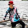 BAPE® TIE-DYE GRADIENT ROUND COLLAR COAT SWEATS PULLOVER JACKET