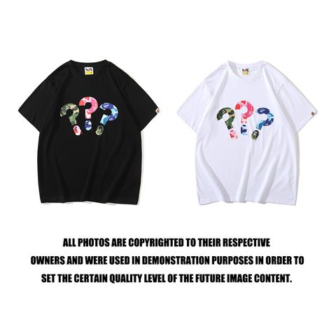  BAPE® Camouflage Tricolor Question Mark Tee (HẾT HÀNG) 