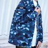 A BATHING APE® GRADATION CAMO MILITARY SHIRT JACKET MENS