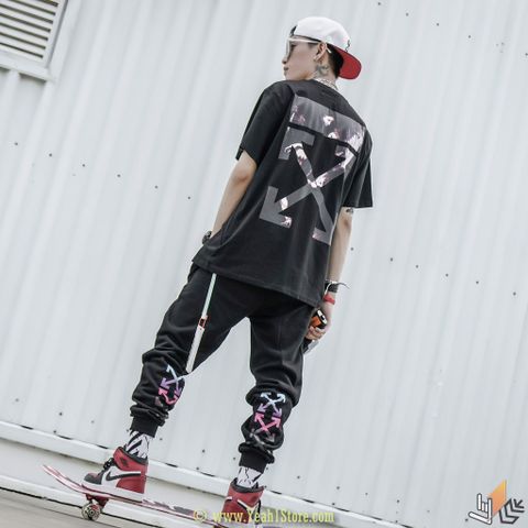  OFF WHITE JOGGER PANT LOGO PRINT 