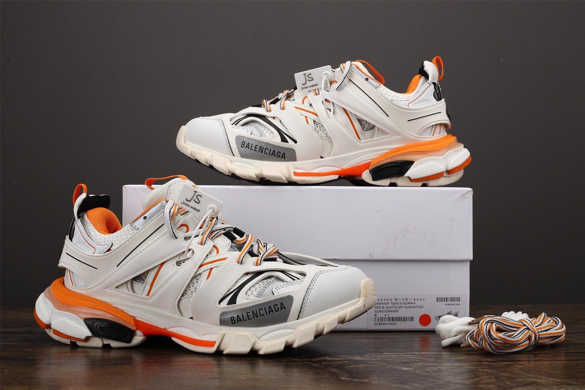 Balenciaga Track Sneaker White  Orange  END CA  Обувь