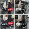 DUFFLE GYM/TRAVEL BAG : BLACK/WHITE/RED