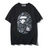 BAPE® GLOW IN THE DARK SPACE CAMO BIG APE HEAD TEE