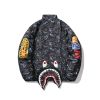 BAPE® Space Camo Shark M-65 Jacket Black