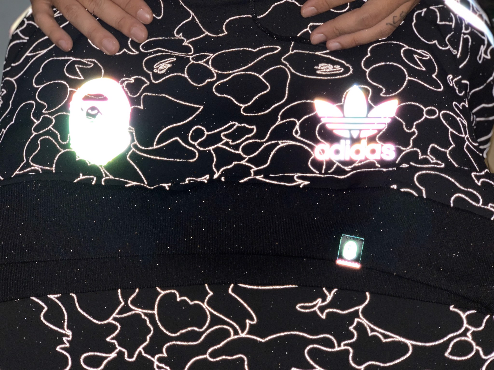 bape x adidas hoodie
