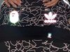 BAPE® x ADIDAS TECH HOODIE BLACK REFLECTIVE ( TOP VERSION )