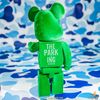 BEARBRICK FRAGMENT DESIGN x THE PARK-ING GINZA 400% GREEN