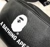 BAPE® BLACK PU LEATHER WAIST BAG (HẾT HÀNG)