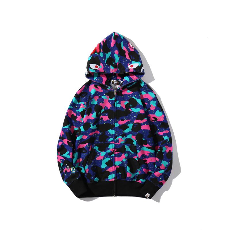 BAPE® x Kid Cudi Shark Full Zip Hoodie Multi (HẾT HÀNG)