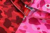 BAPE® COLOR CAMO HALF AND HALF SHARK FULL ZIP HOODIE RED/PINK (HẾT HÀNG)