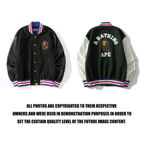  BAPE® VARSITY BLACK/GREEN JACKET(HẾT HÀNG) 