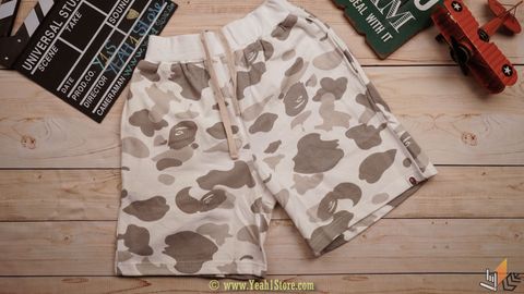  A Bathing Ape (Bape) City Camo Sweat Shorts 