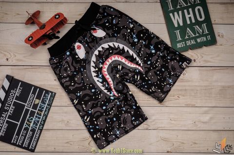  Shorts Space Camo Shark Sweat 