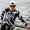 BAPE® TIE-DYE GRADIENT ROUND COLLAR COAT SWEATS PULLOVER JACKET