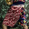 BAPE® x MIKA NINAGAWA MULTICOLOR CAMO SHORTS (HẾT HÀNG)