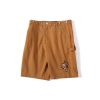 A BATHING APE® TIGER EMBROIDERED CHINO SHORTS