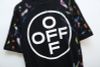 OFF WHITE 19SS BLACK LOGO PRINT PAINTING NEW YORK