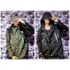 AAPE® APUNVS JACKET- BLACK/GREEN