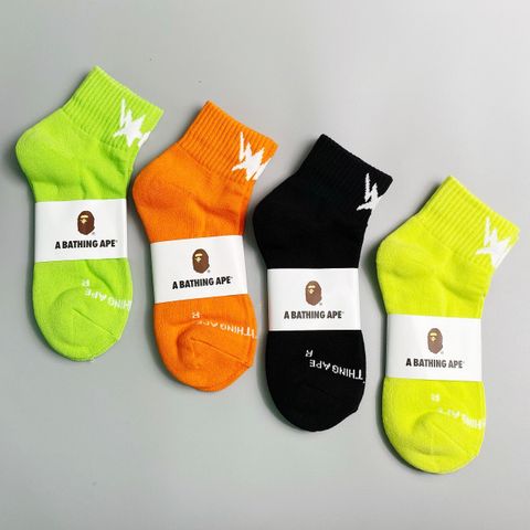  A Bathing Ape® STA ANKLE SOCKS (4 colors ) 