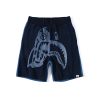 BAPE® INDIGO TIGER SHARK SHORT