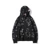 BAPE® Gradation Camo Shark Mask Wide Zip Hoodie Blue/Black