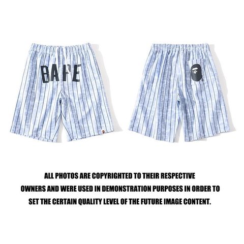  BAPE® x M & N  WHITE SHORTS (HẾT HÀNG) 