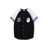 BAPE® WORLD GONE “MAD!!” BASEBALL SHIRT (HẾT HÀNG)