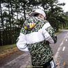 BAPE® X ADD ABC CAMO FIREBIRD SHARK PUFFER JACKET GREEN (HẾT HÀNG)